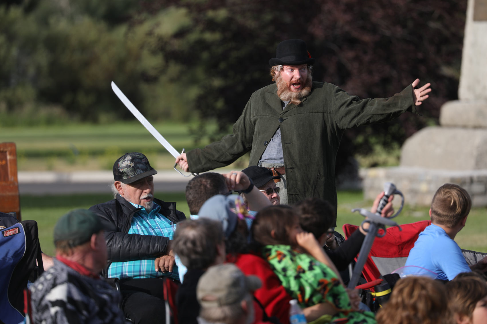 A perfect evening for Shakespeare in Stodden Park